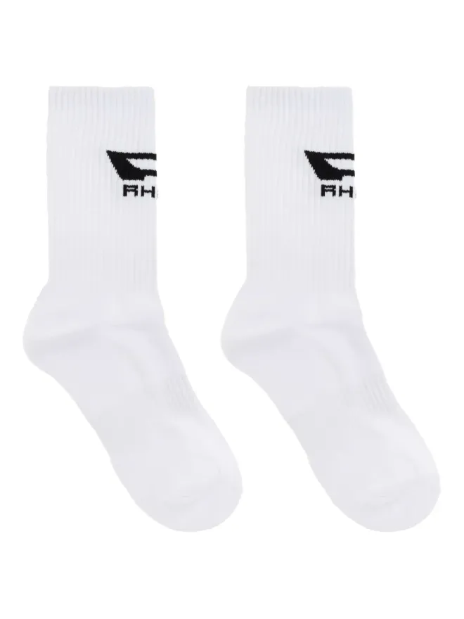 Rhude RHUDE リブ編みロゴプリントソックスの商品画像