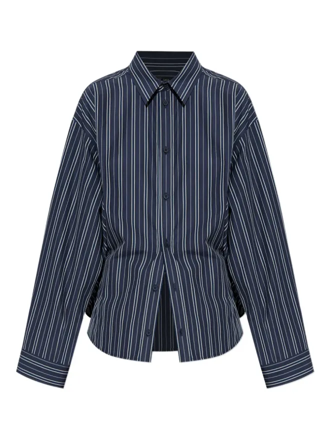 Balenciaga Balenciaga ストライプ柄ボタンアップシャツの商品画像