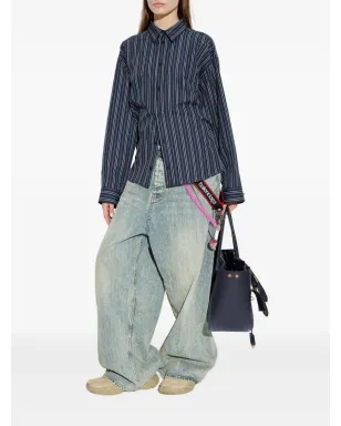 Balenciaga ストライプ柄ボタンアップシャツ - サムネイル2