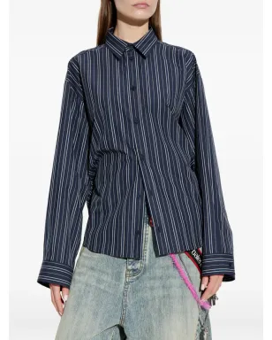 Balenciaga ストライプ柄ボタンアップシャツ - サムネイル3