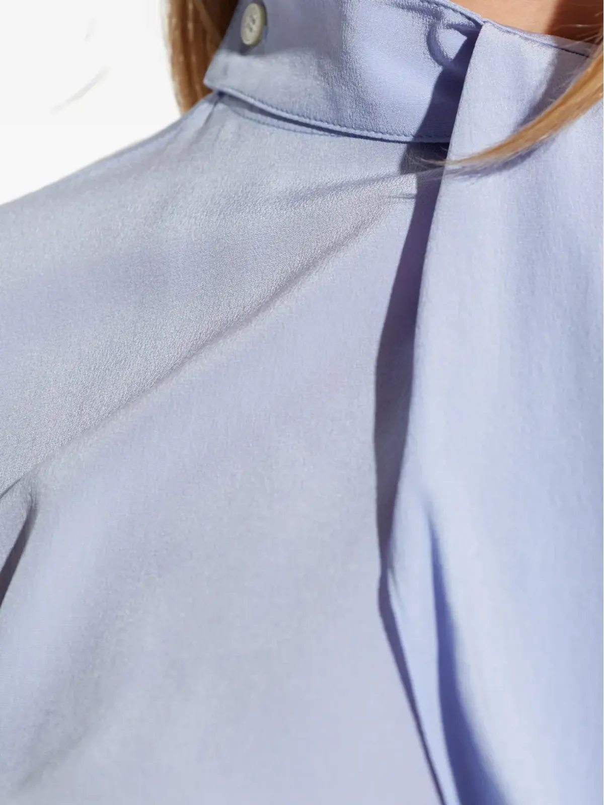 Victoria Beckham ドレープシルクブラウス - 画像5