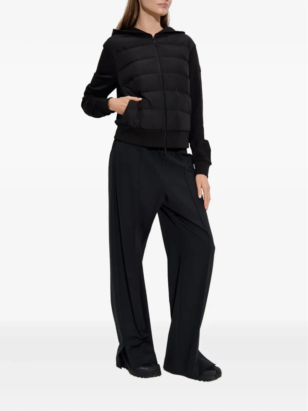 Moncler フード付きキルティングジャケット - 画像2