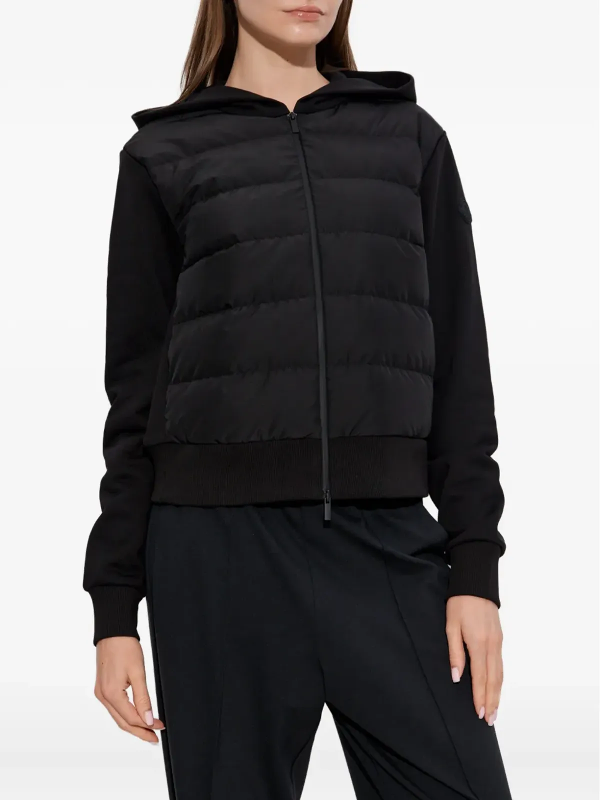 Moncler フード付きキルティングジャケット - 画像3
