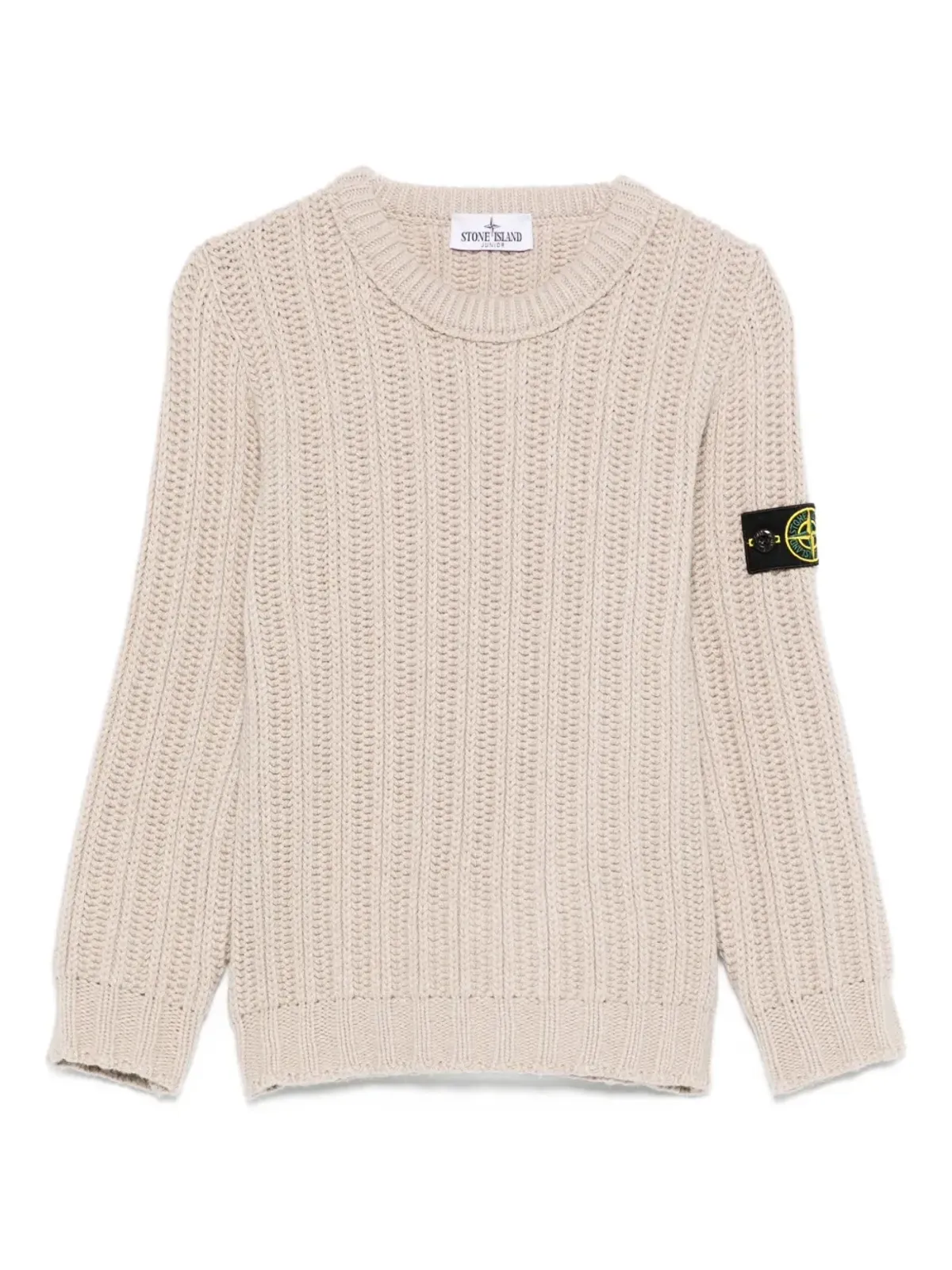 Stone Island Junior リブ編みセーター - 画像1