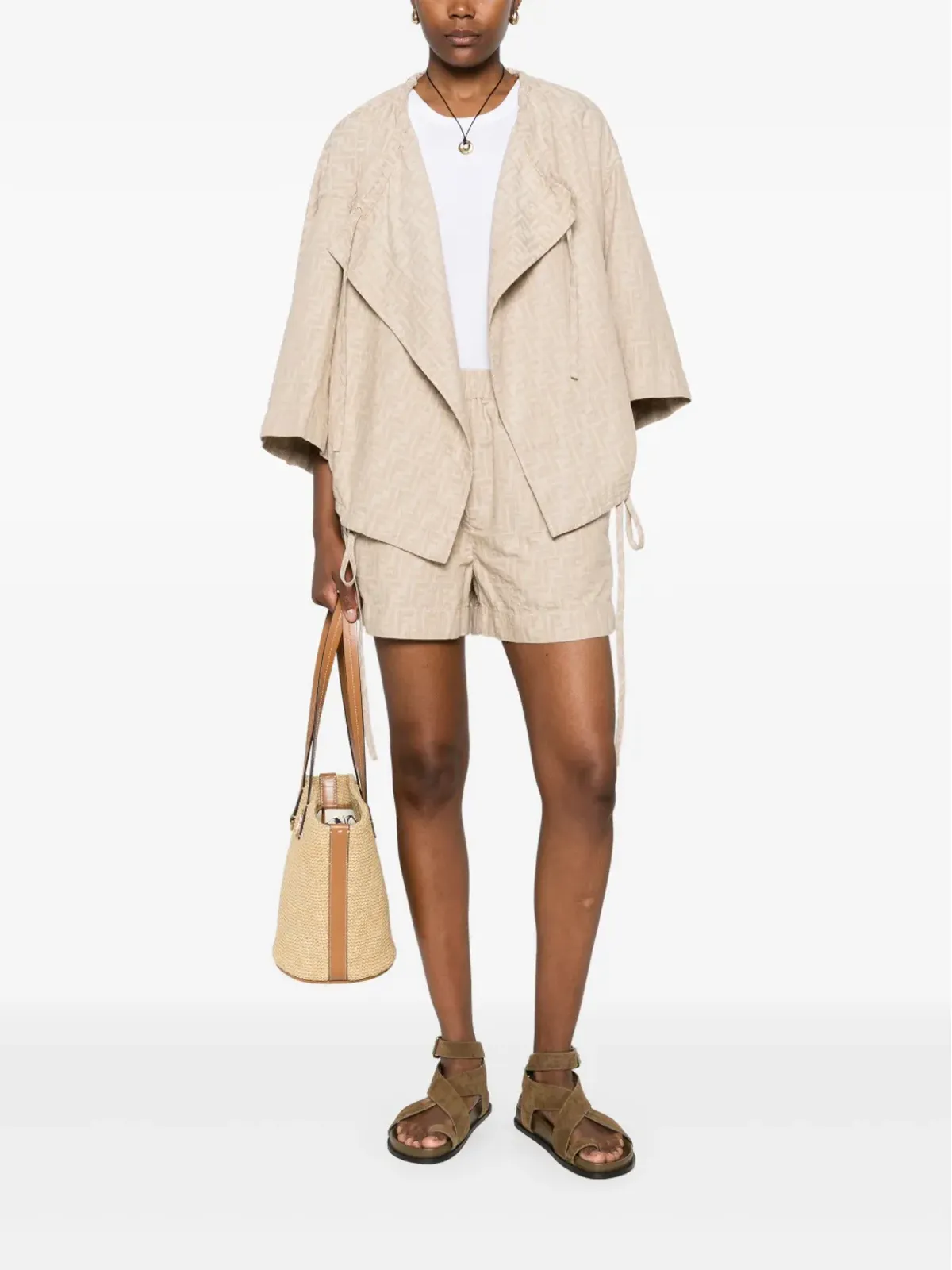 FENDI FFジャカードショーツ - 画像2