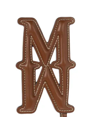 Max Mara ロゴ レザーチャーム - ブラウン - サムネイル2