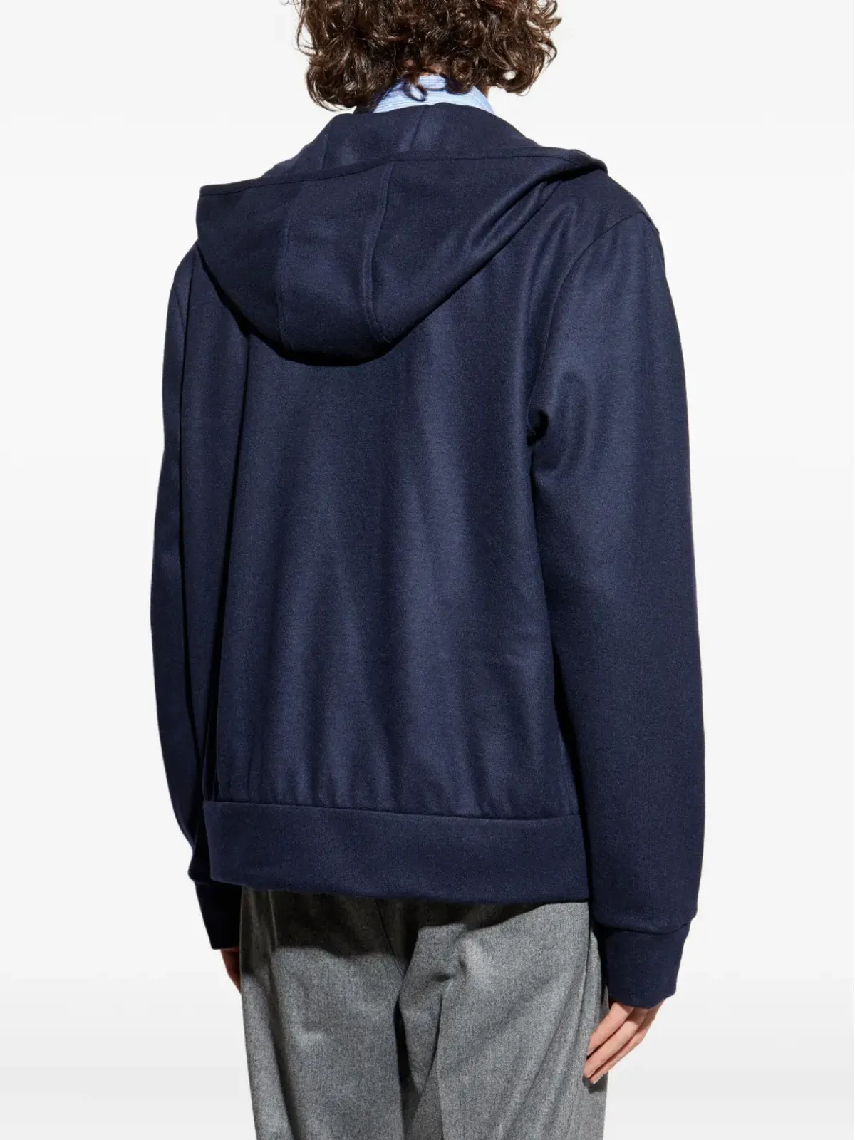 Moncler フード付きボタン開閉セーター - Blue - 画像4
