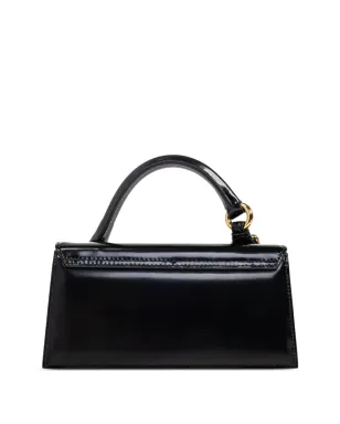 Jacquemus エロンゲーテッド・チキート レザートートバッグ - ブラック - サムネイル3