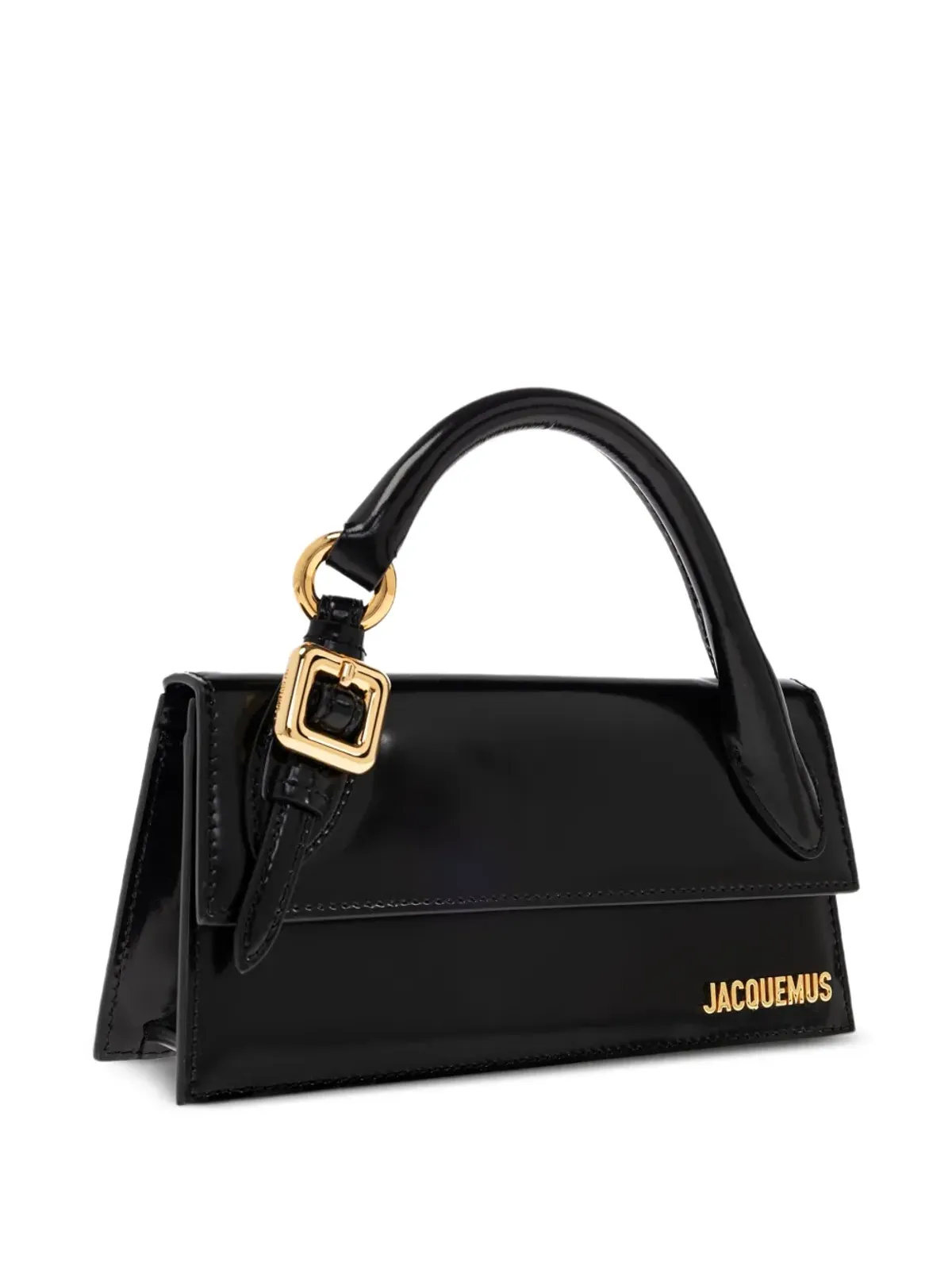 Jacquemus エロンゲーテッド・チキート レザートートバッグ - ブラック - 画像4