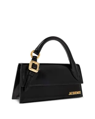 Jacquemus エロンゲーテッド・チキート レザートートバッグ - ブラック - サムネイル4