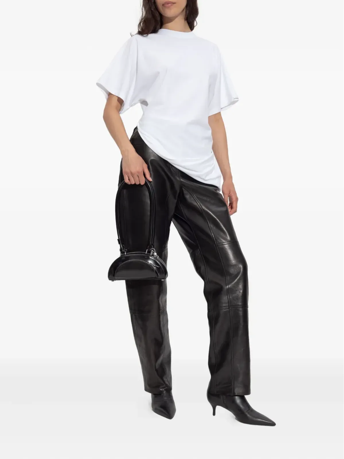 Sportmax ドレープデザイン Tシャツ - 画像2