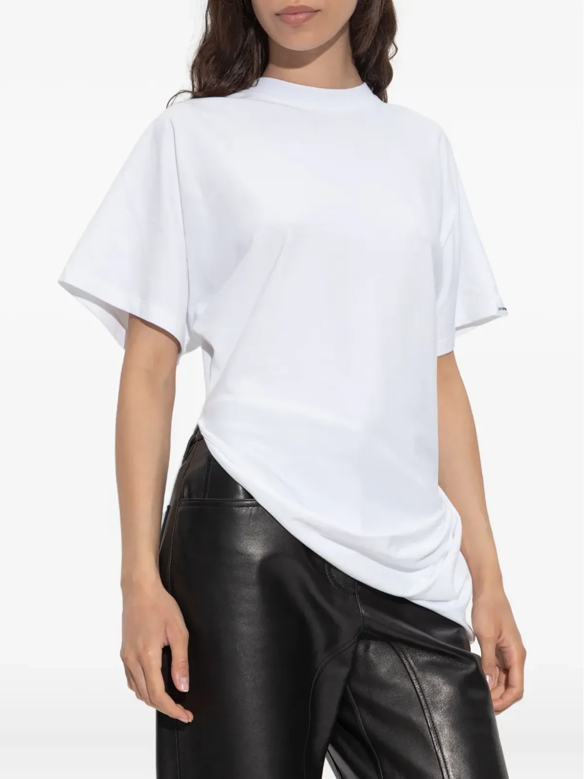 Sportmax ドレープデザイン Tシャツ - 画像3