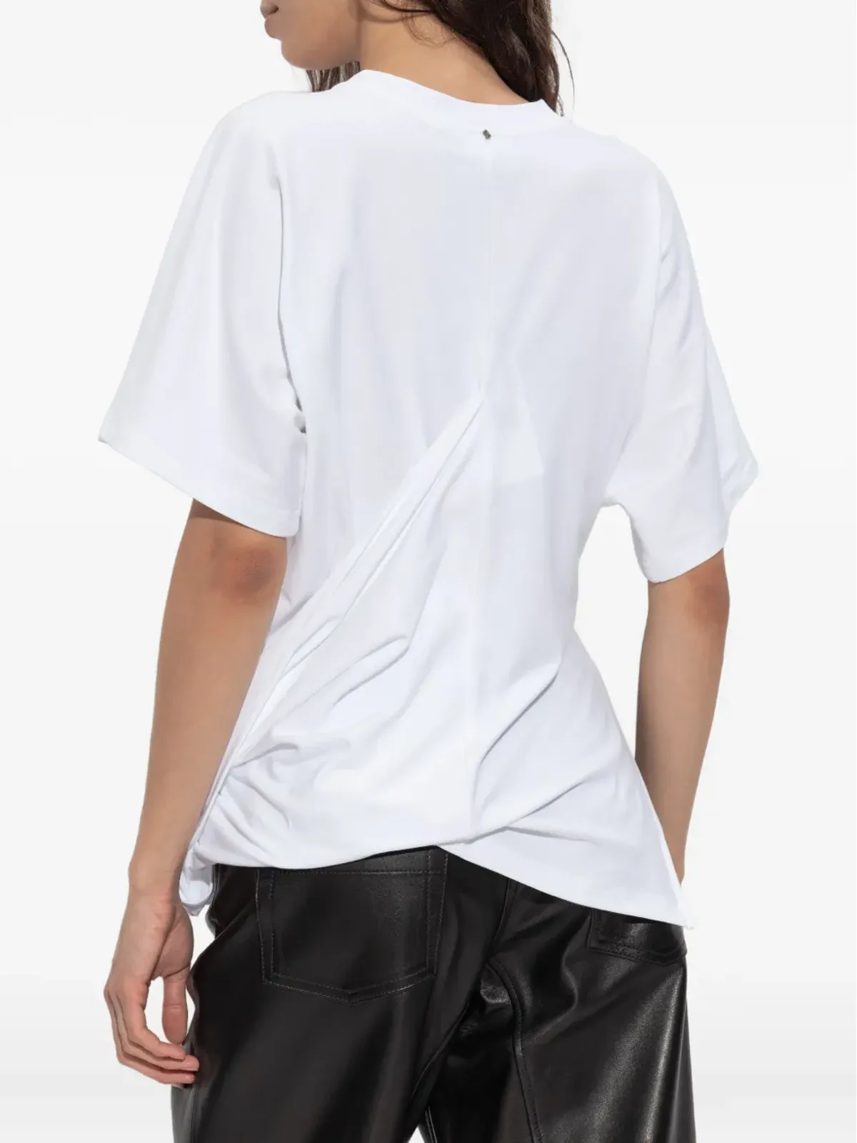 Sportmax ドレープデザイン Tシャツ - 画像4