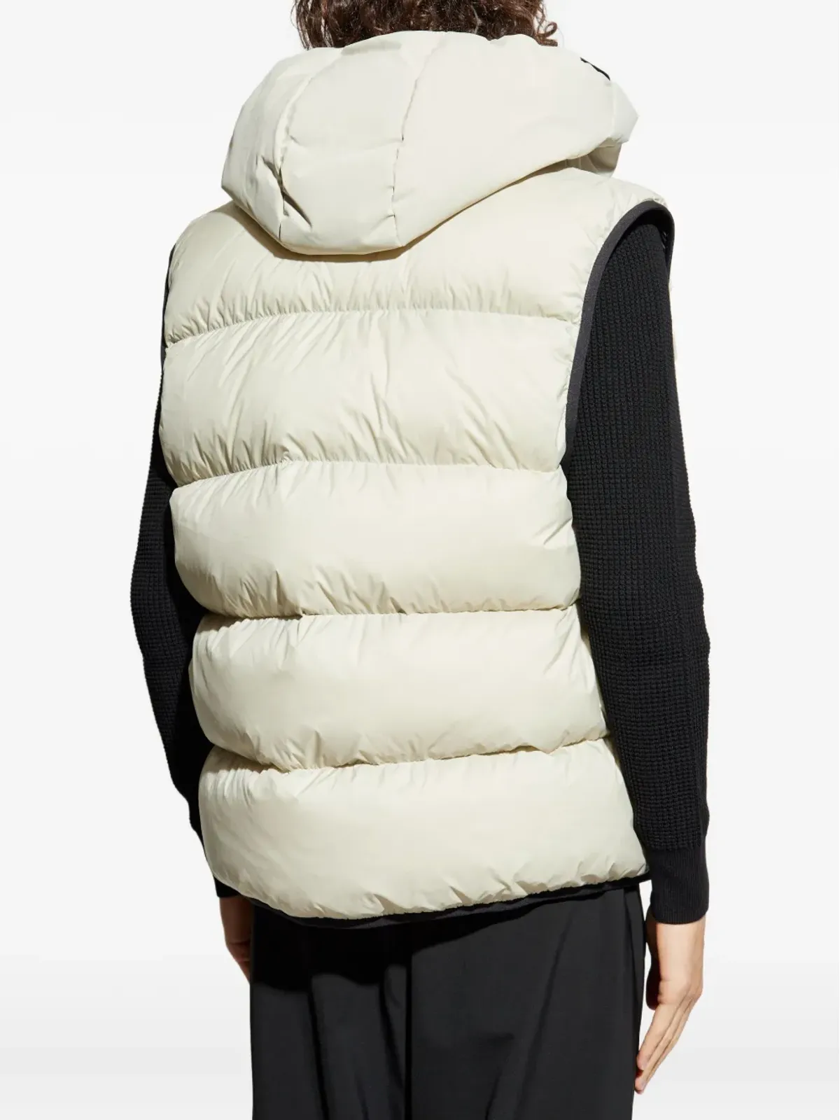 Moncler グエルサック フード付きパディッドジレ - グレー - 画像4