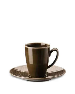 Rosenthal エスプレッソカップとソーサーセット（ブラウン） - サムネイル1