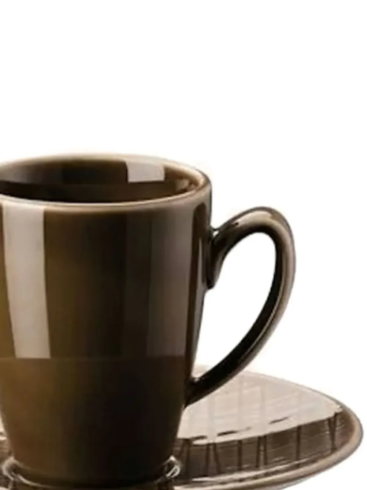Rosenthal エスプレッソカップとソーサーセット（ブラウン） - 画像2