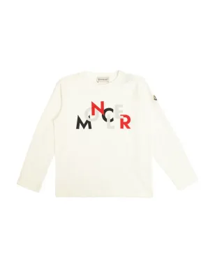 Moncler Enfant ロゴプリント長袖Tシャツ - サムネイル1