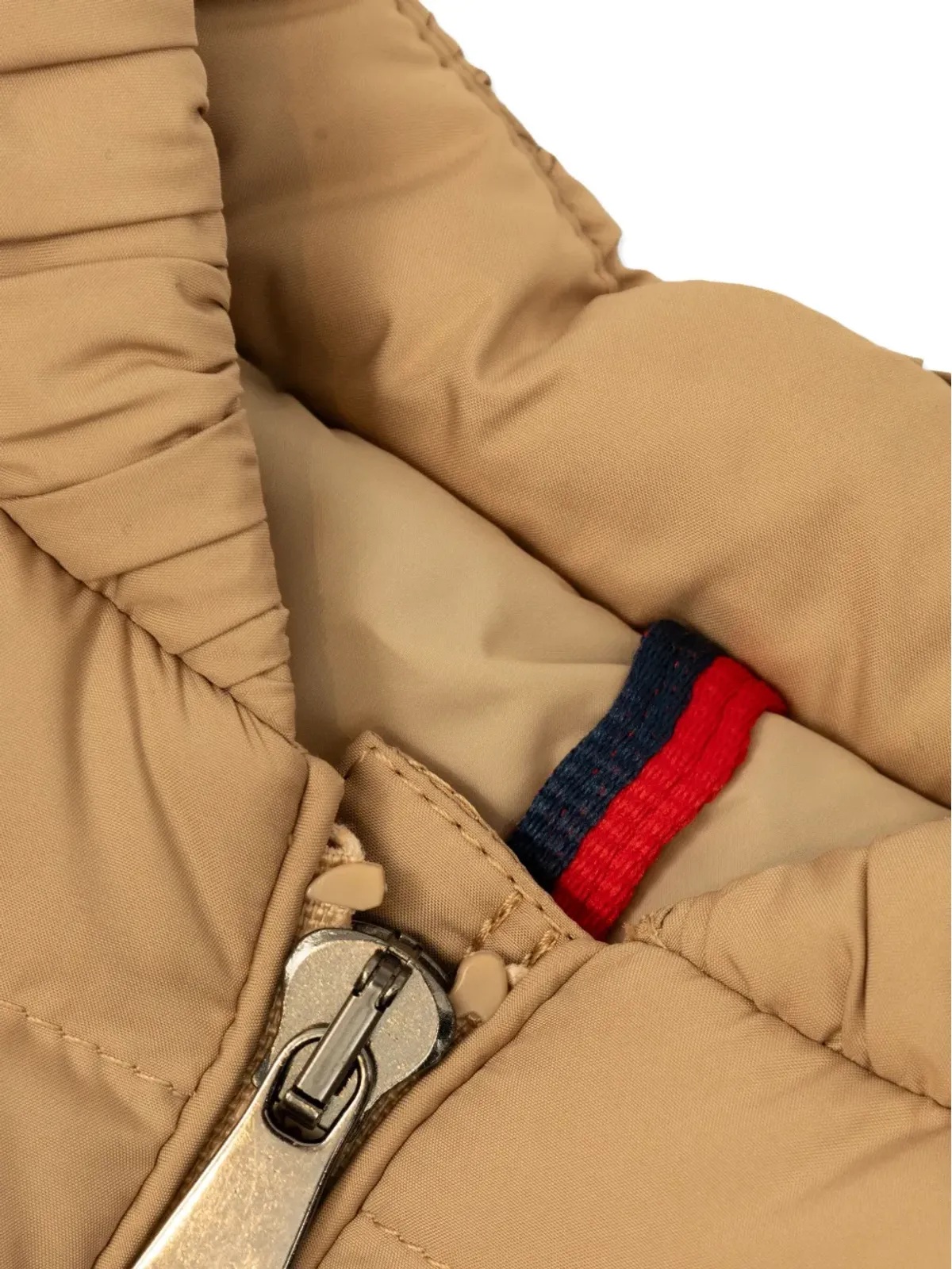 Moncler Enfant Ora キルテッド ロゴパッチ ジャケット - 画像4