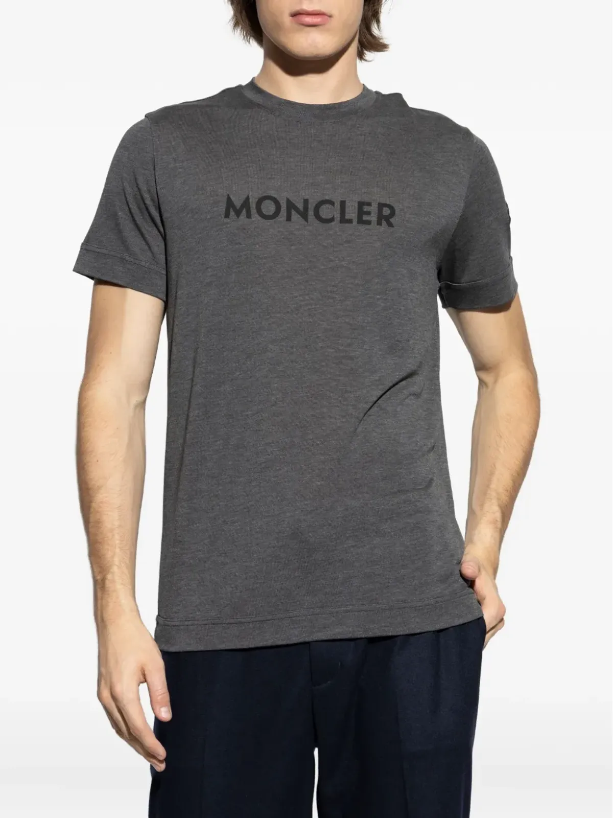 Moncler ロゴプリント半袖Tシャツ - 画像3