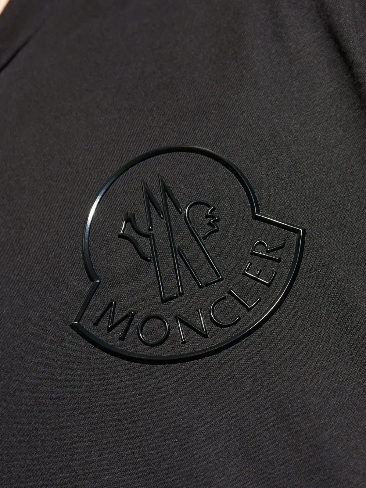 Moncler ロゴエンボス コットンTシャツ - 画像5
