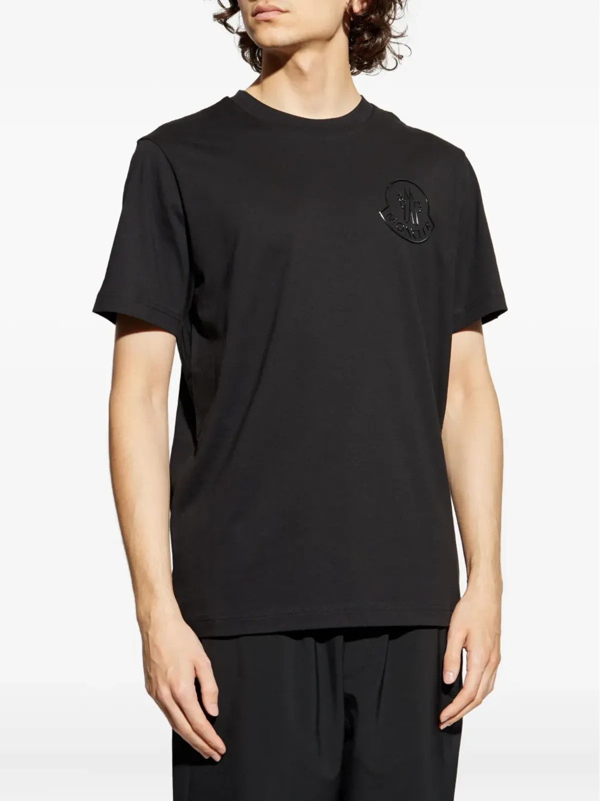 Moncler ロゴエンボス コットンTシャツ - 画像3