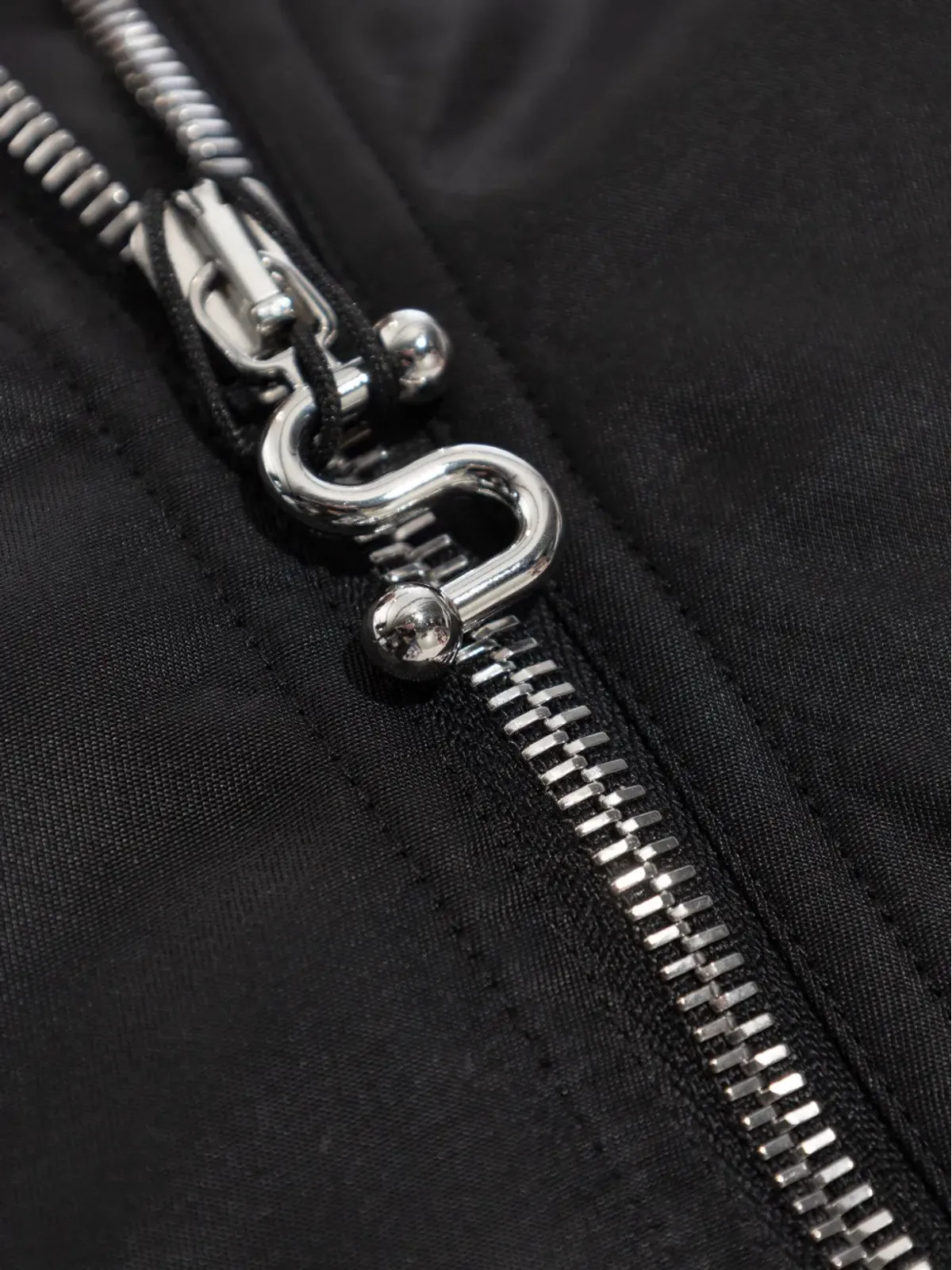 Sportmax クロップド ジップファスナー ボンバー ジャケット - 画像5