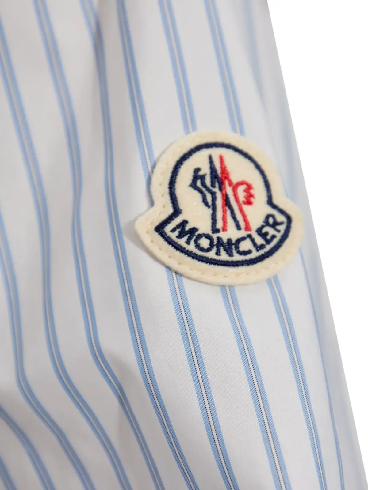 Moncler ストライプ柄ジップアップシャツ - 画像5