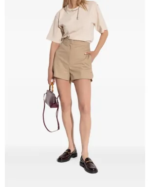 Sportmax チェーン付きコットンTシャツ - ベージュ - サムネイル2