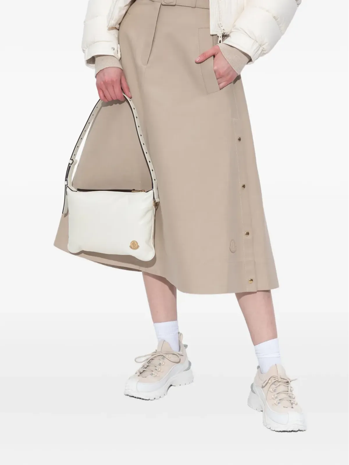 Moncler Vetta レザーショルダーバッグ - 画像2