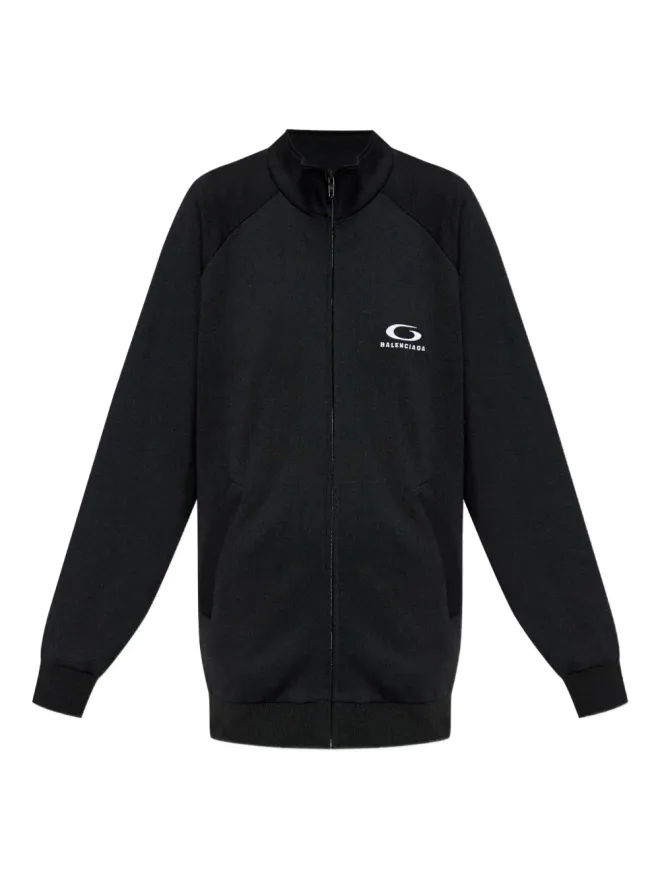 Balenciaga Balenciaga ロゴプリント カットアウト スウェットの商品画像
