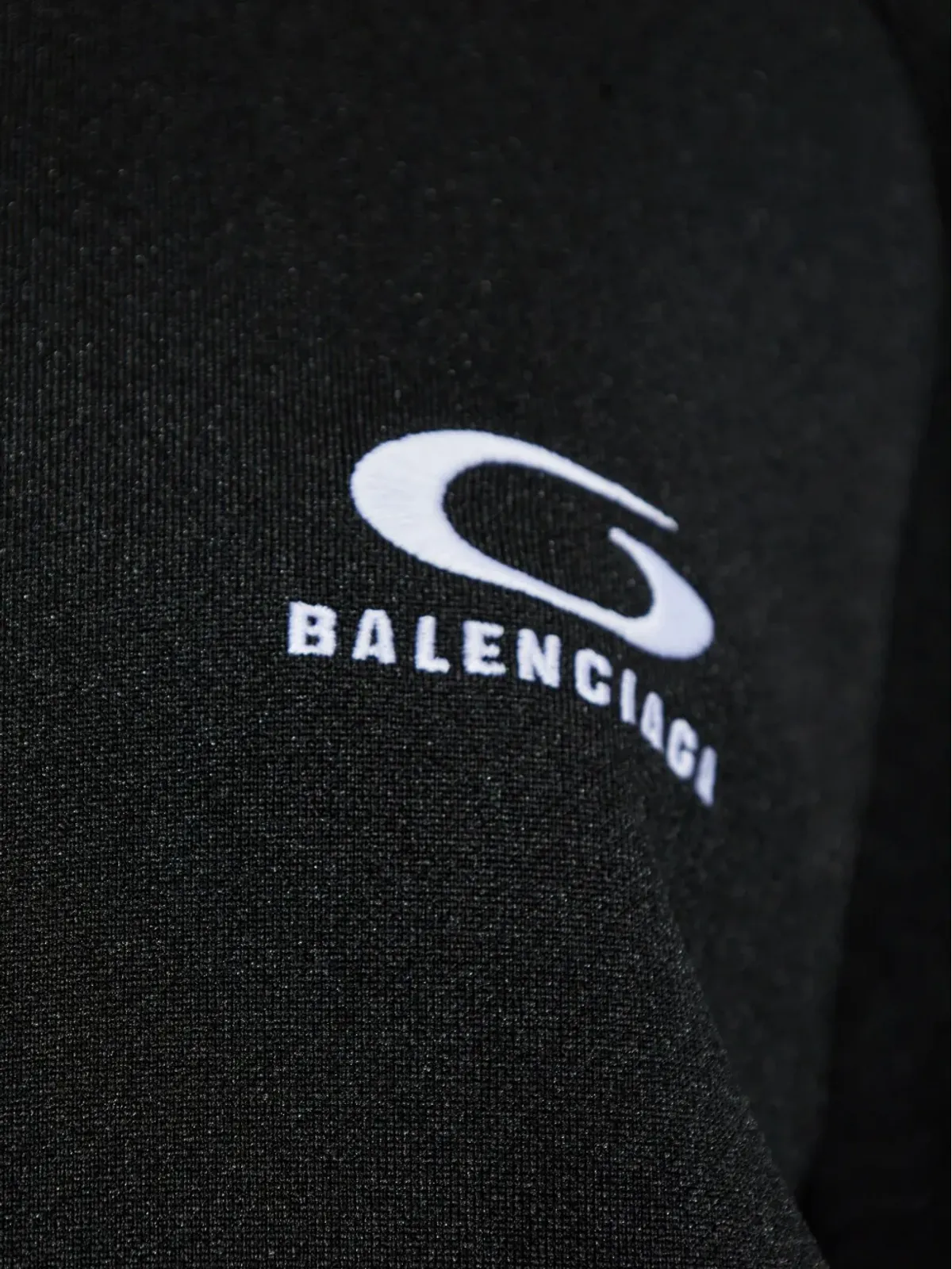 Balenciaga ロゴプリント カットアウト スウェット - 画像5