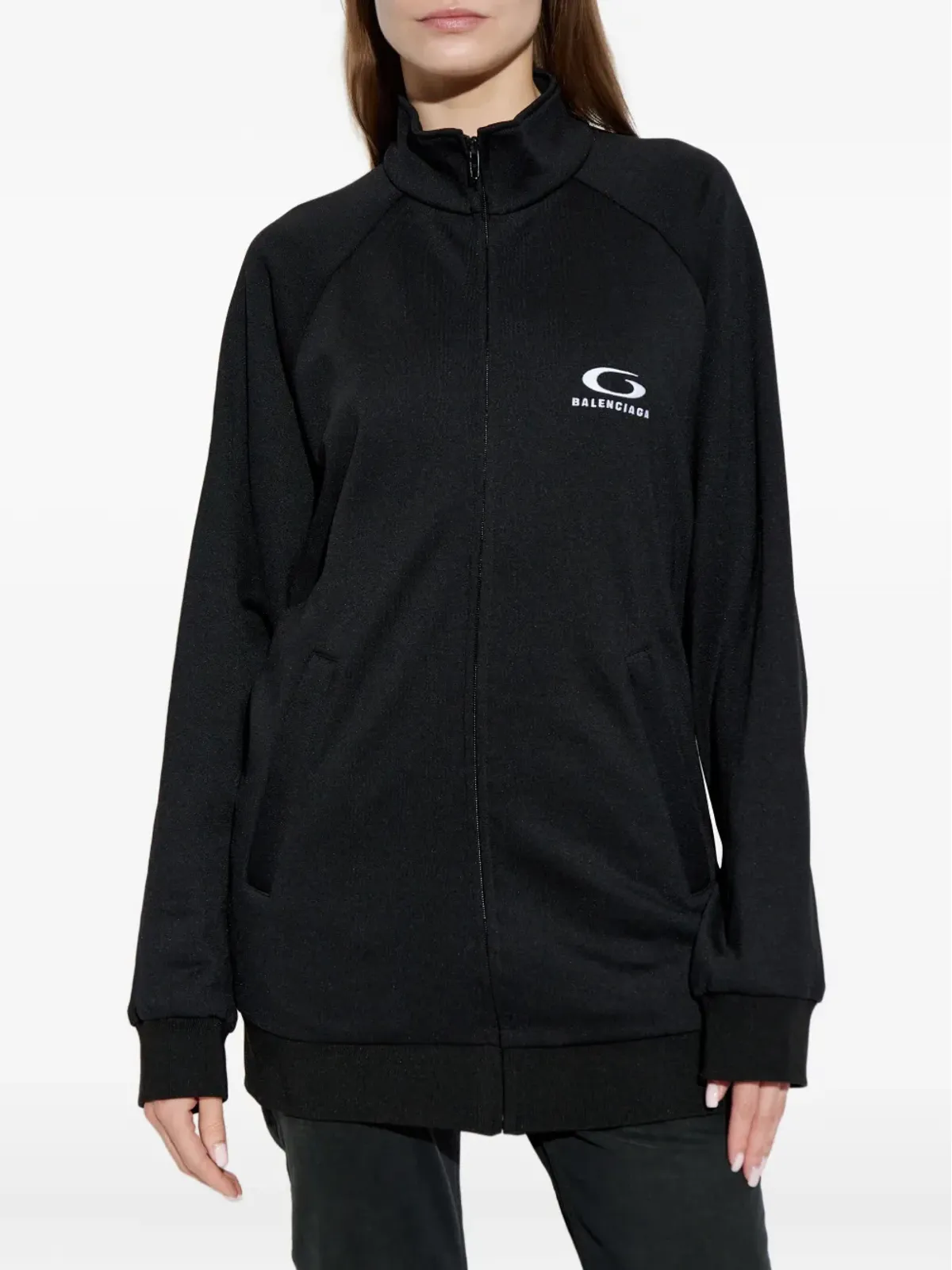 Balenciaga ロゴプリント カットアウト スウェット - 画像3