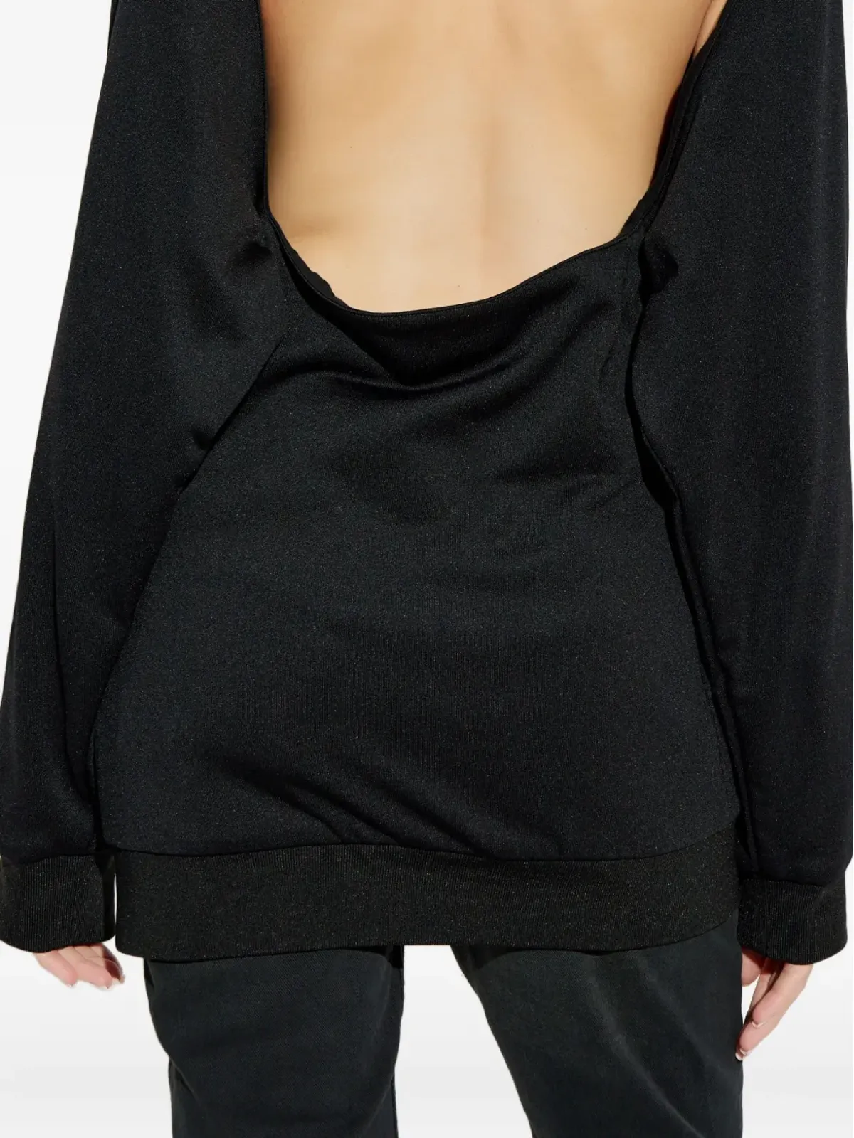 Balenciaga ロゴプリント カットアウト スウェット - 画像4