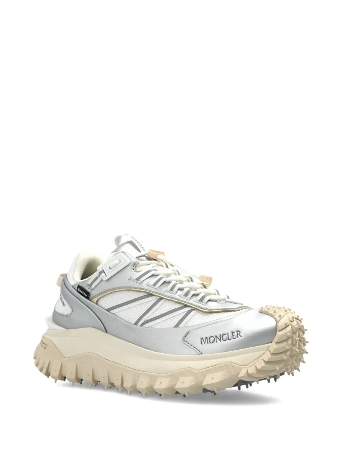 Moncler トレイルグリップ GTX レザー スニーカー - Silver - 画像2