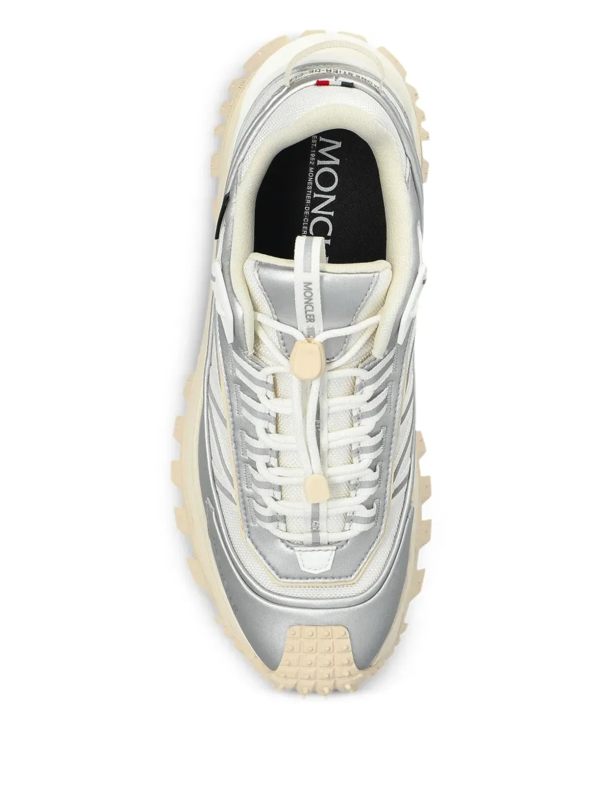 Moncler トレイルグリップ GTX レザー スニーカー - Silver - 画像3