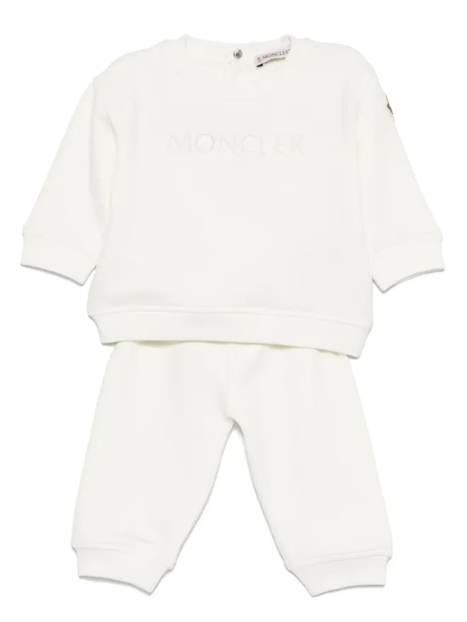 Moncler Enfant Moncler Enfant ロゴパッチ トラックスーツ - Whiteの商品画像