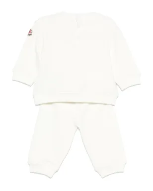 Moncler Enfant ロゴパッチ トラックスーツ - White - サムネイル2