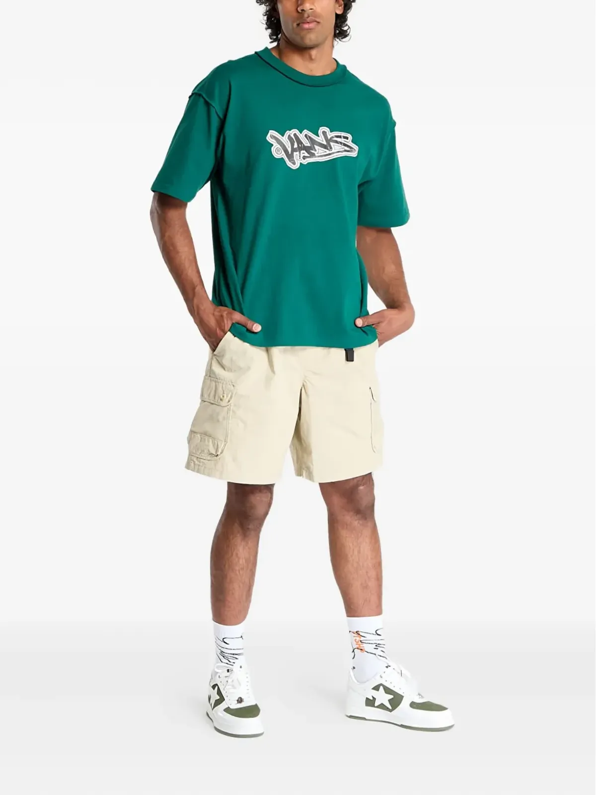 Vans ハントリー エラスティックウエスト カーゴショーツ - 画像2