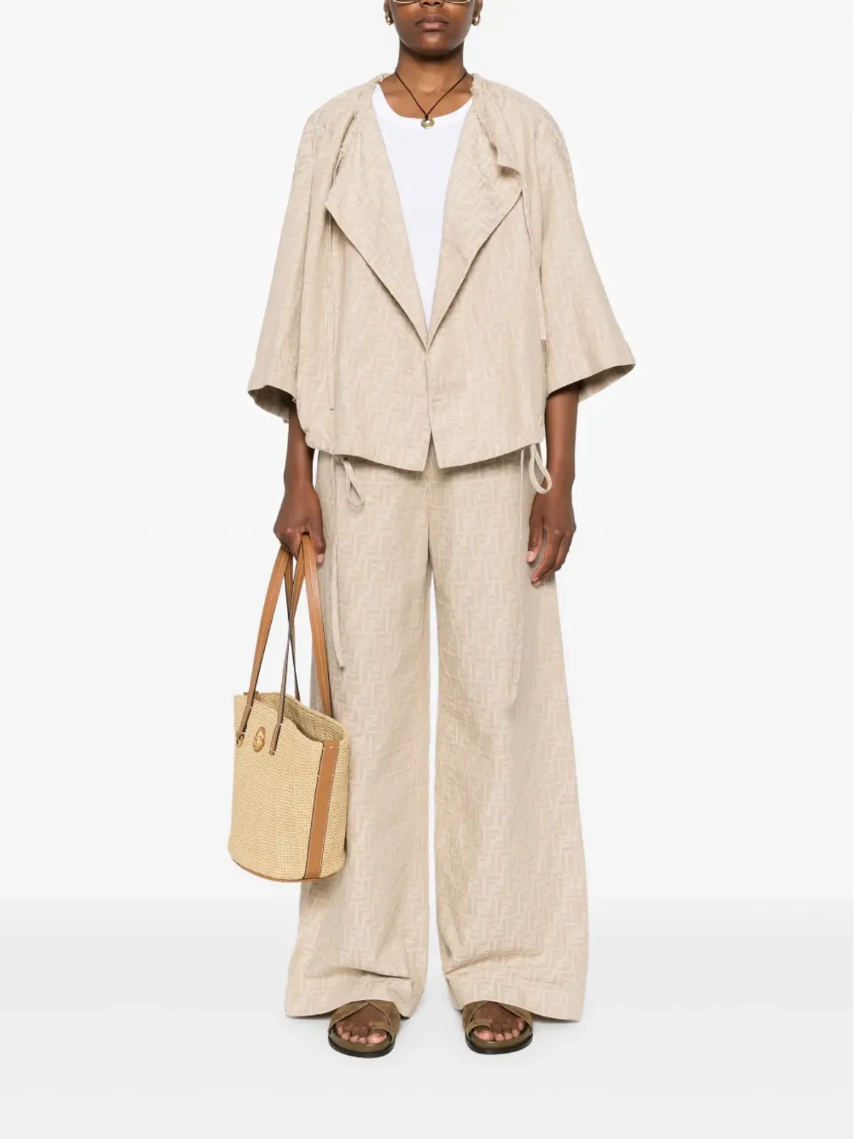 FENDI FFジャカード ドローストリングジャケット - 画像2