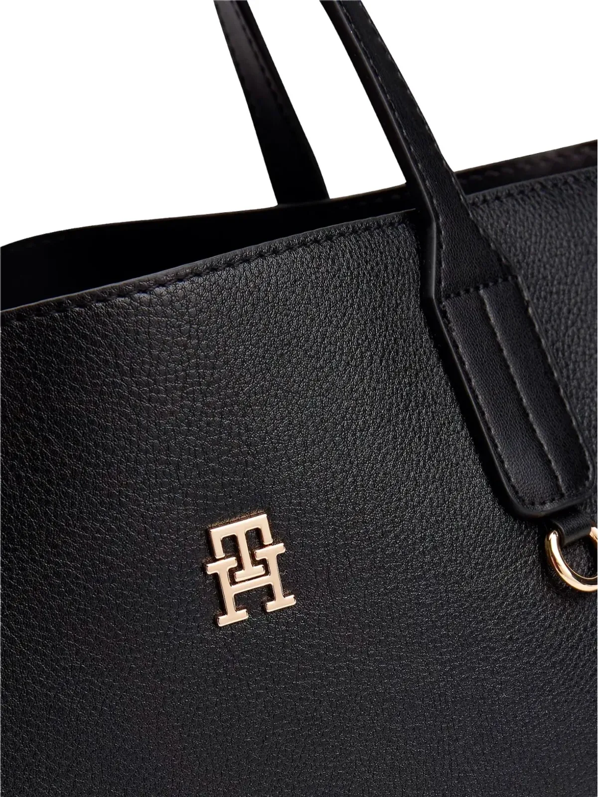 Tommy Hilfiger ロゴプレート付きトートバッグ - 画像3