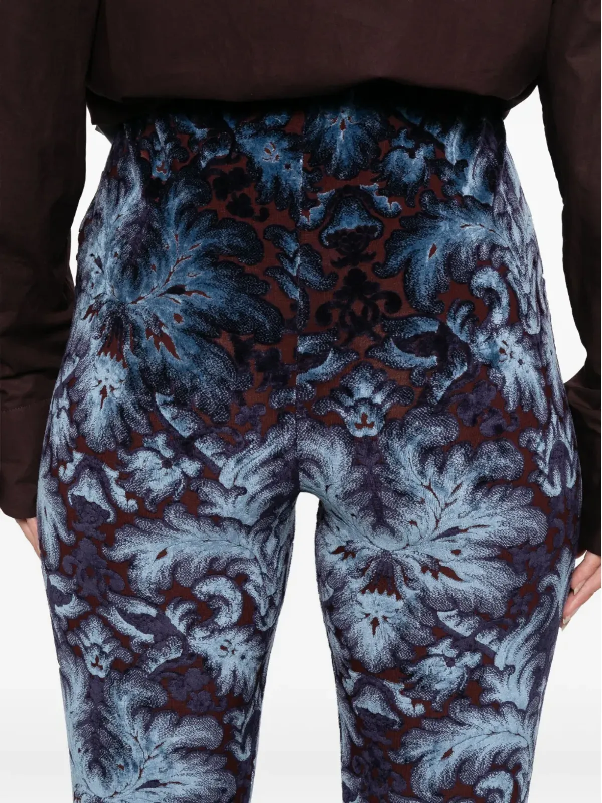 ETRO アブストラクトパターンのパンツ - 画像5