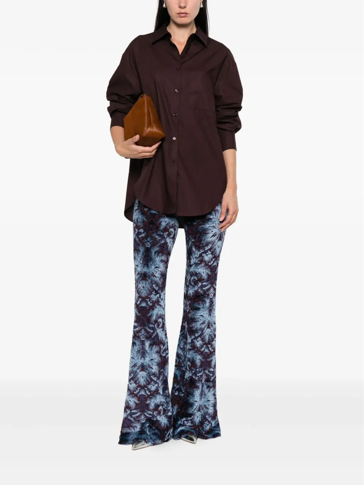 ETRO アブストラクトパターンのパンツ - 画像2