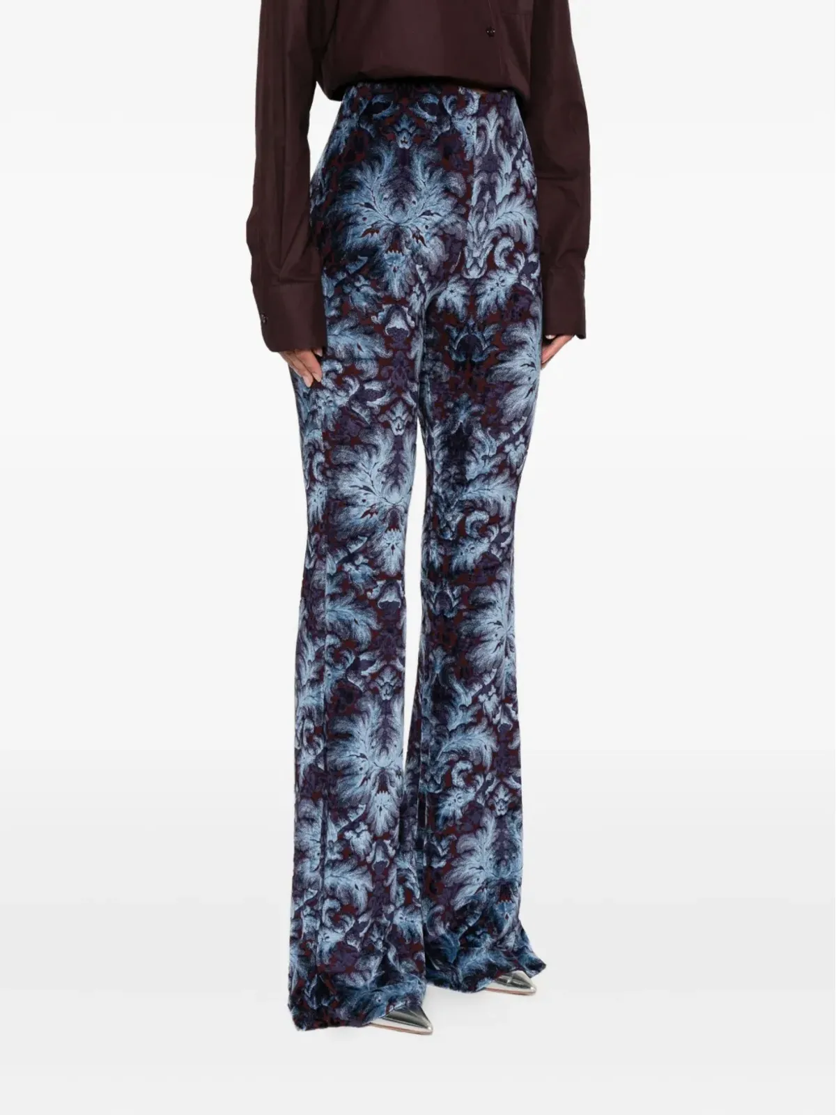 ETRO アブストラクトパターンのパンツ - 画像3