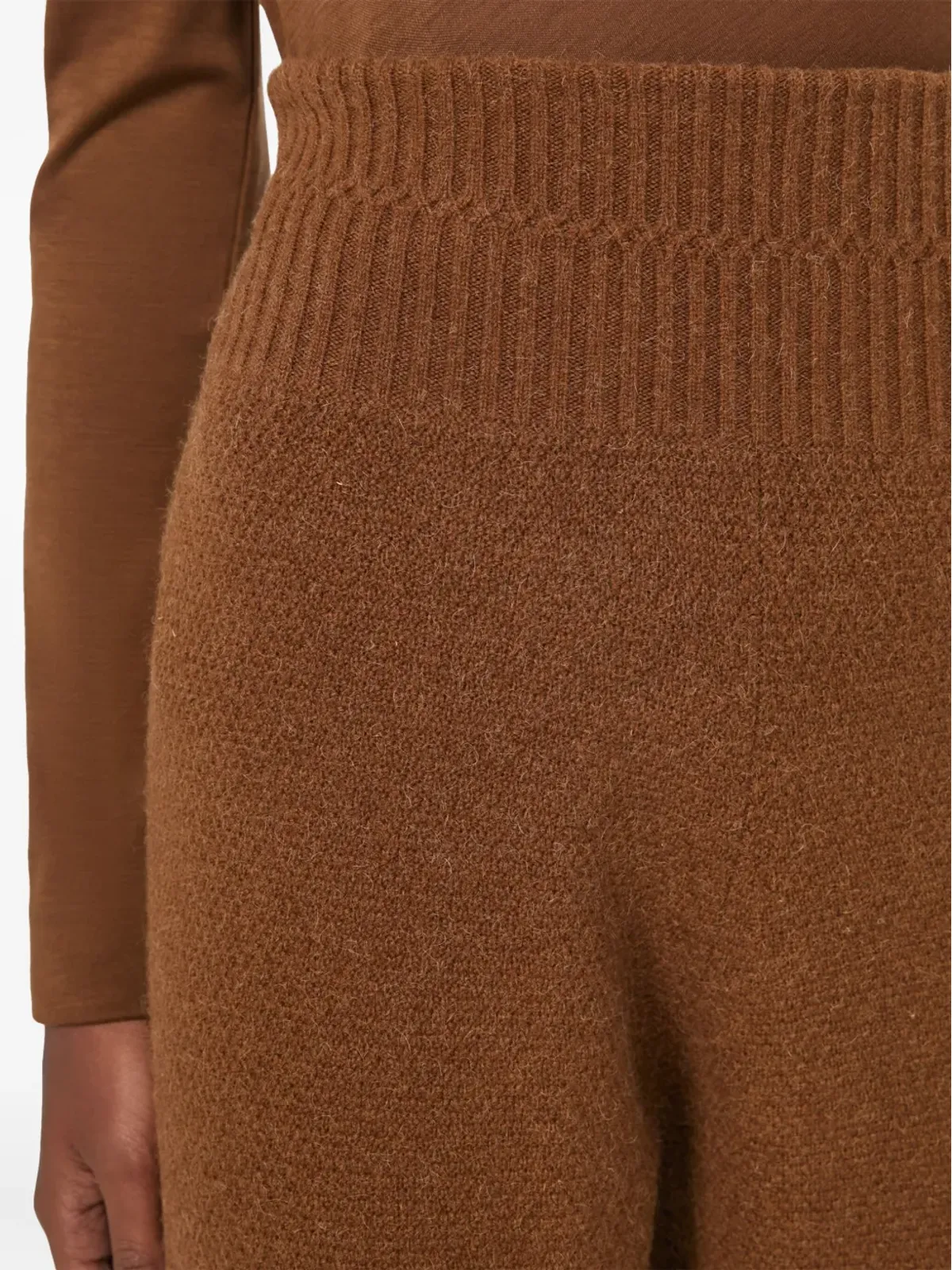 Max Mara ニットハイウエストパンツ - 画像3