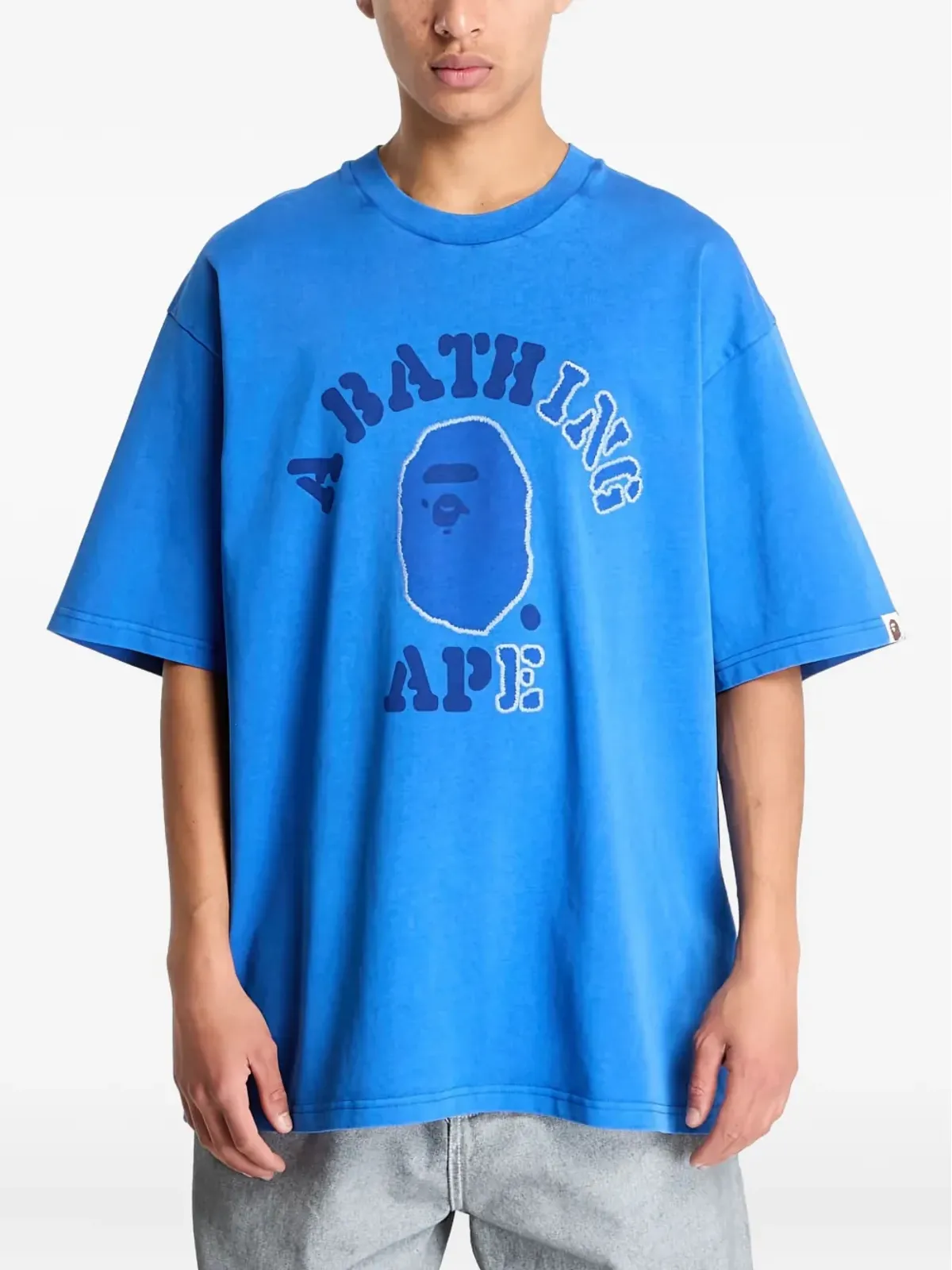 A BATHING APE® 文字プリントTシャツ - 画像3