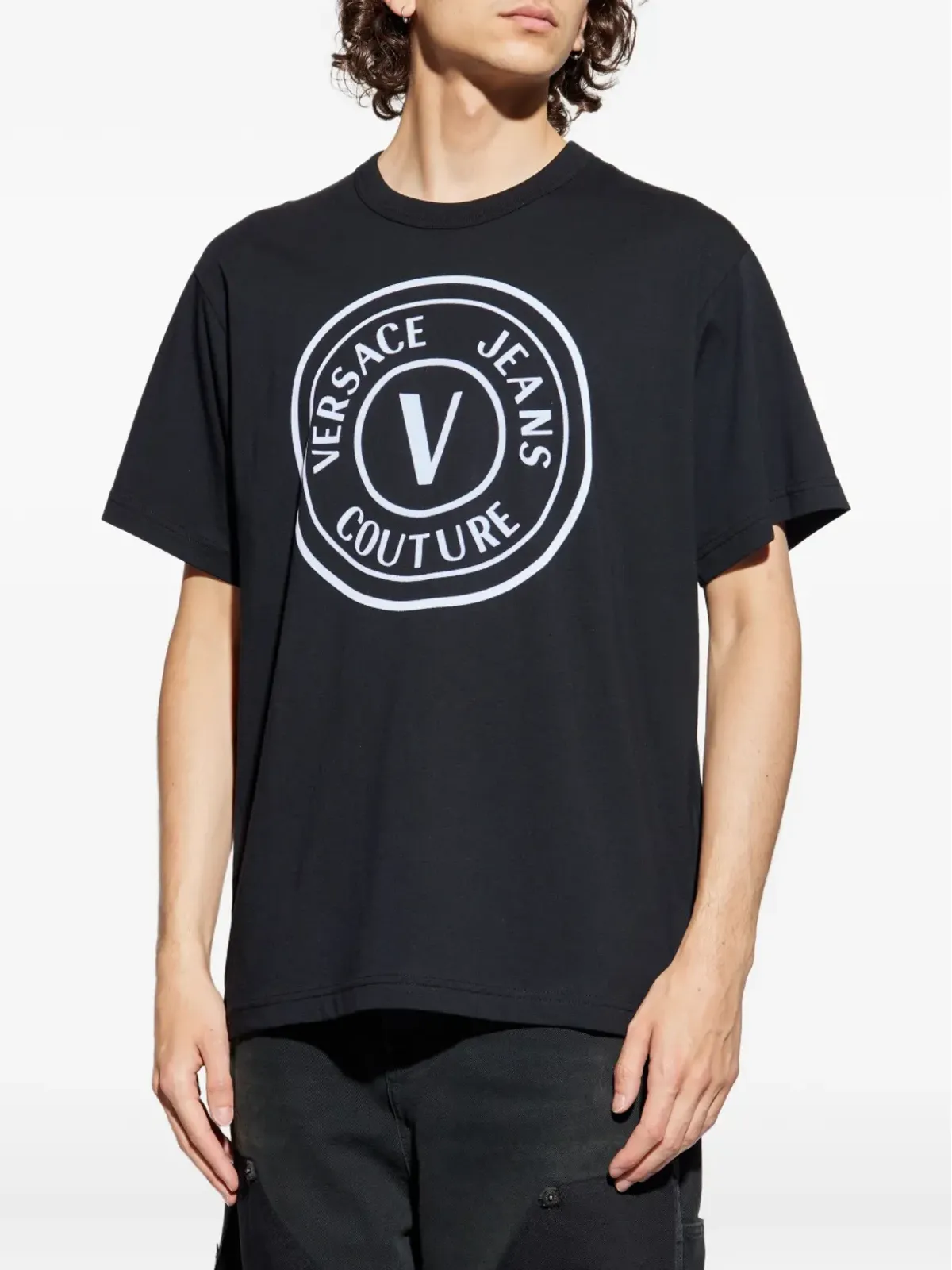 Versace Jeans Couture サークルロゴTシャツ - 画像3