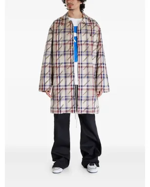 A BATHING APE® ロゴチェック柄コート - サムネイル2