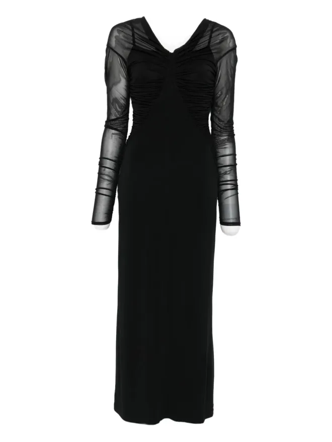 Max Mara Max Mara オフショルダードレープドレスの商品画像