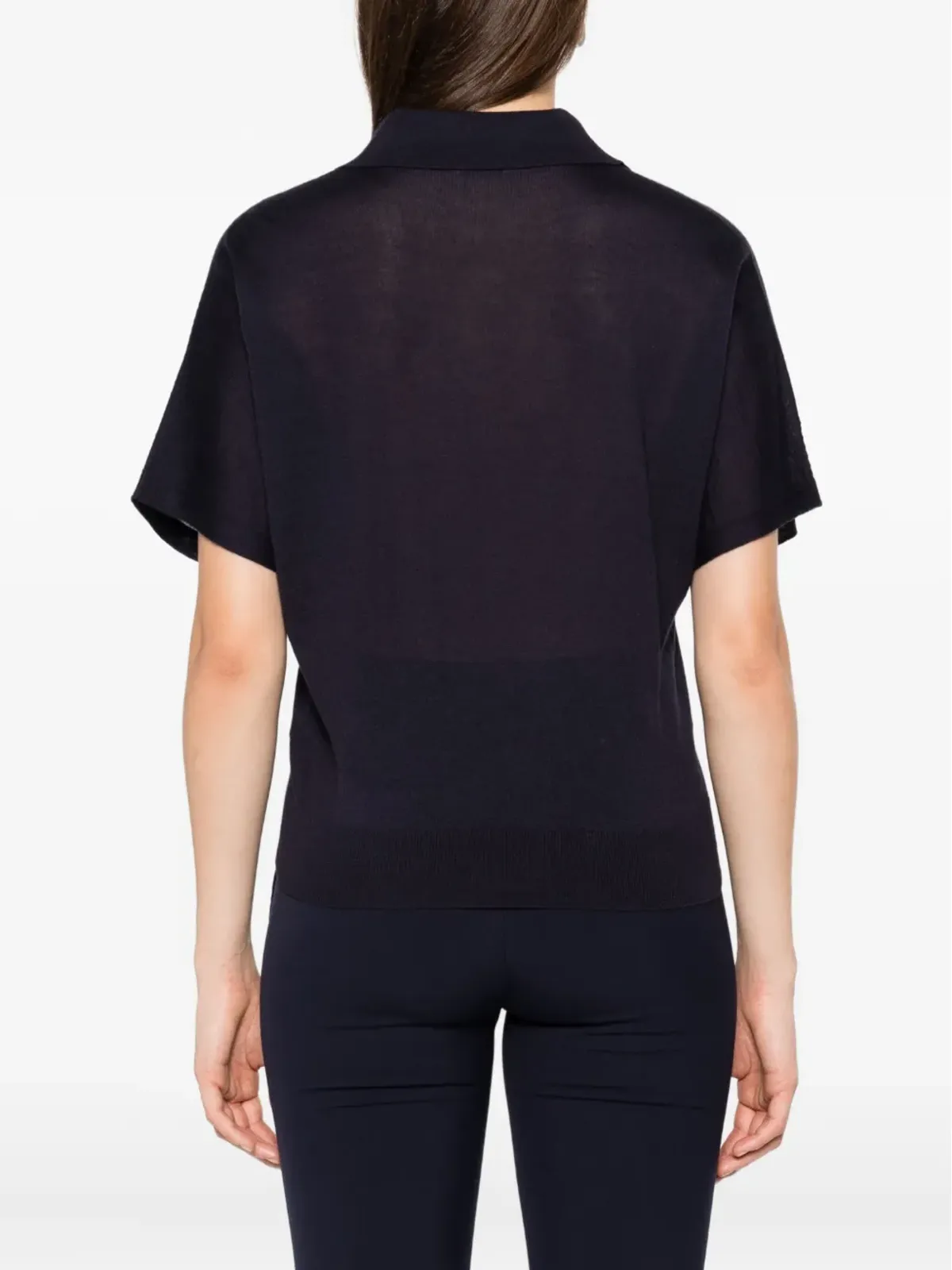 Peserico ビジュー付きVネックTシャツ - 画像4