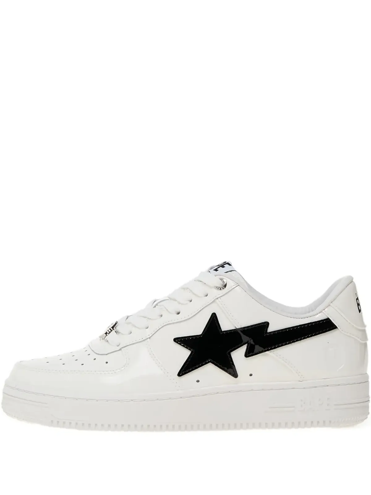 A BATHING APE® Bape Sta #2 スターライトニング スニーカー - White - 画像1